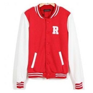 Jaqueta Varsity Unissex R - Vermelho