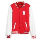 Jaqueta Varsity Unissex R - Vermelho