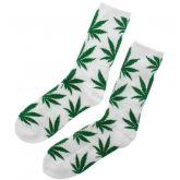 Meia HUF Branco c/ Verde
